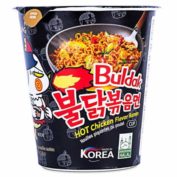 نودل کره ای تند سامیانگ لیوانی 70گرم Korea samyang spicy noodels cup