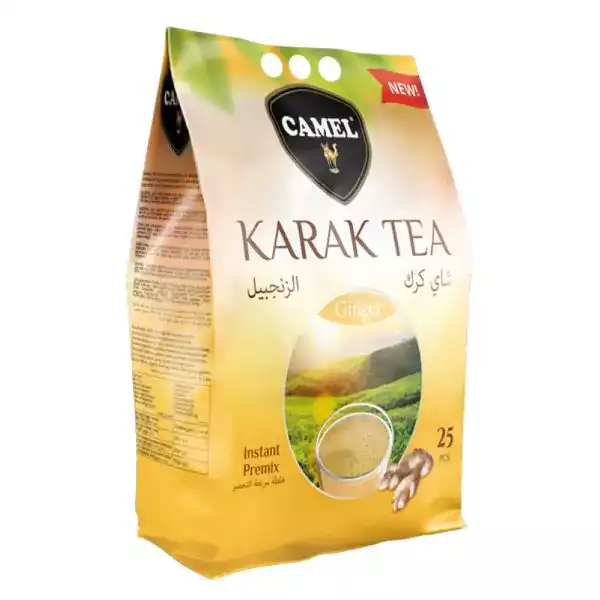 چای کرک کمل با طعم زنجبیل بسته  25 عددی