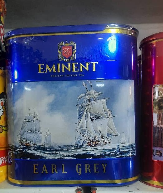 چای امیننت معطر اری گری 400 گرمی قوطی فلزی (اصلی ) ا eminent Earl-grey tea
