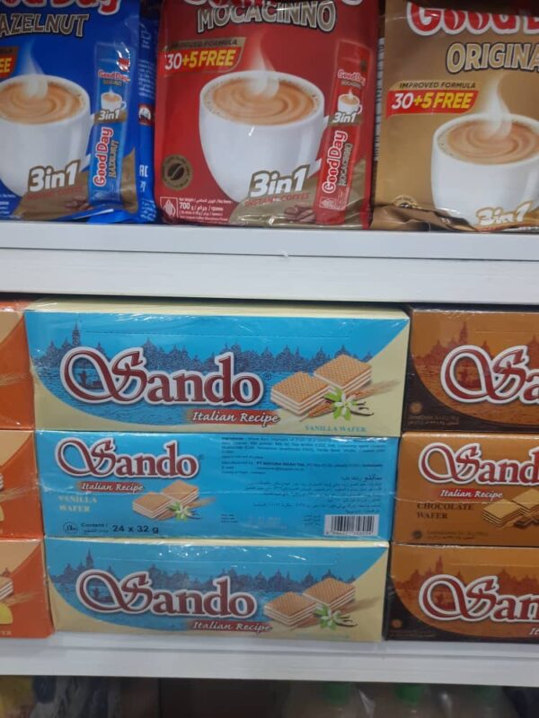 ویفر ساندو وانیلی بسته 24 عددی