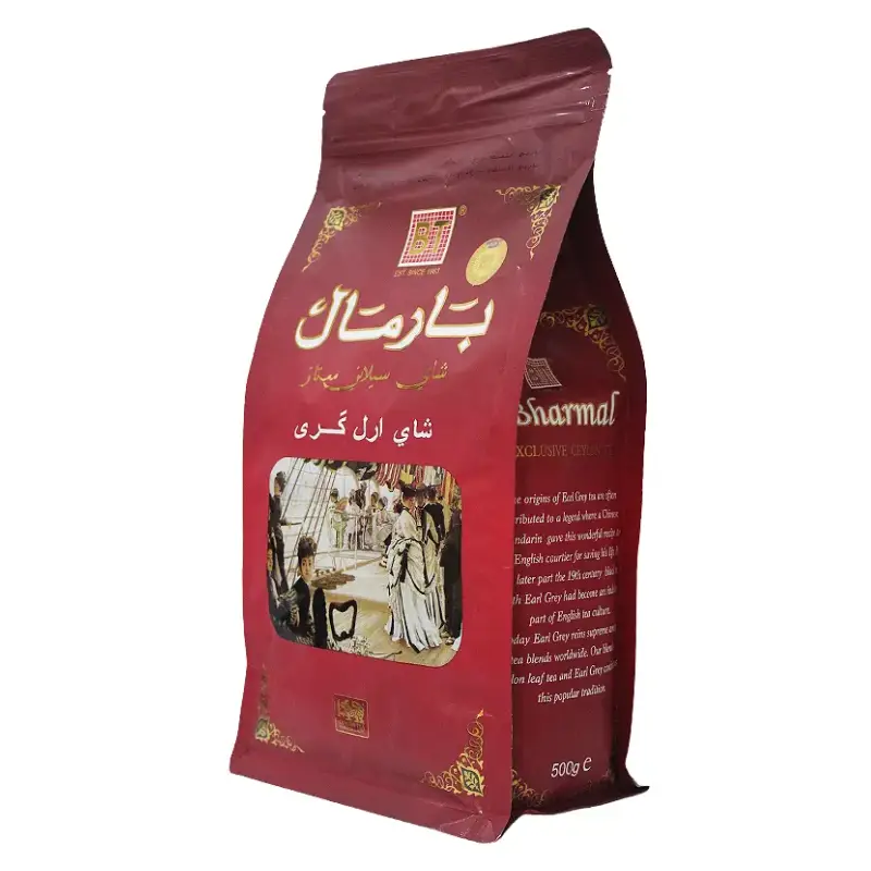 چای بارمال عطری ارل گری قرمز 500گرم پاکتی Bharmal English Tea